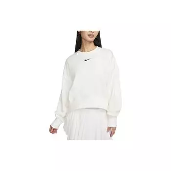 Nike Спортивная одежда Phoenix Fleece Solid Color Crewneck Casual Long Sleeve Hoody Women Sail FZ6810-133 XL