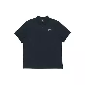 Nike Спортивная одежда, повседневная рубашка поло с однотонным логотипом, мужские топы, черные CJ4457-010 XL