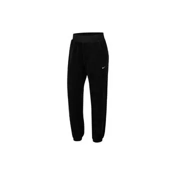 Nike Спортивная одежда повседневные трикотажные спортивные штаны с манжетами женские брюки черные DD7104-010 M