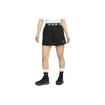 Nike Спортивная одежда, шорты с принтом Air Letter, эластичная резинка на талии, женские плавки, черные FB8055-010 XL