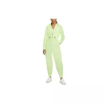 Nike Спортивная одежда Swoosh Utility повседневный спортивный комбинезон с застежкой на талии женский комбинезон зеленый CZ8895-701 XS