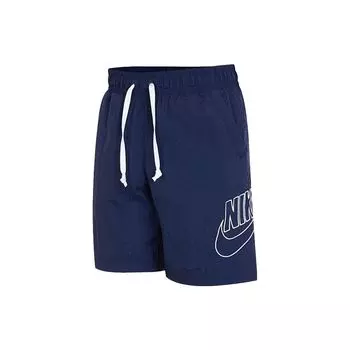 Nike Спортивная одежда, вышитый логотип выпускников, тканые тренировочные шорты для мужчин, темно-синие DB3811-410 XL
