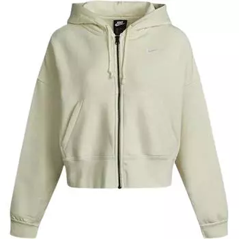 Nike Sports Casual Hooded Jacket Women Jacket Off-White DN4952-113 M
