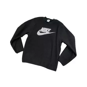 Nike Спортивная толстовка с круглым вырезом, мужская толстовка, черная FB1978-010 XL