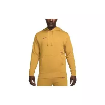 Nike Спортивная толстовка с вышитым логотипом клуба «Пари Сен-Жермен», мужская толстовка с капюшоном, золото DX8751-727 XL