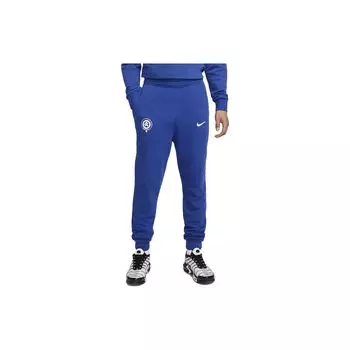 Nike Спортивные брюки мужские с эластичным поясом и манжетами, с логотипом Atltico De Madrid, синие, DV4750-417 M