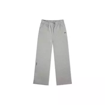 Спортивные штаны Nike x NOCTA Fleece CS Open Hem темно-серого цвета, мужские, уличная одежда FZ4675-063 XL