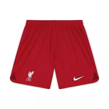 Nike Спортивные футбольные шорты с однотонным логотипом SW Fan Edition, сезон 2022/23, Liverpool Home, мужские брюки темно-красного цвета DJ7745-608 S