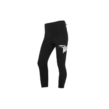 Nike Спортивные капри с логотипом и принтом, женские плавки, черные CZ9203-010 XL