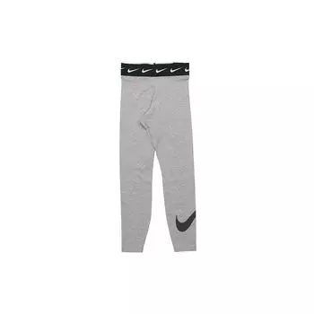 Nike Спортивные леггинсы с высокой талией и обтягивающими акульими леггинсами для женщин, темно-серые CJ1985-063 XL