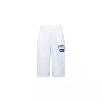 Nike Спортивные повседневные шорты NBA Dri-Fit Letter Print Logo Philadelphia 76ers Мужские шорты Off-White DA8207-051 XL