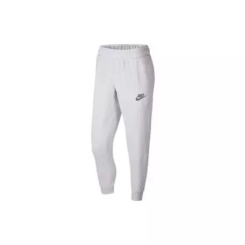 Nike Спортивные штаны-джоггеры мужские с манжетами, белые CU4516-910 XL