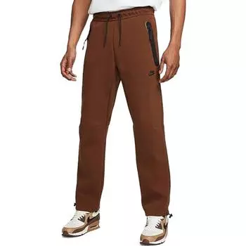 Nike Спортивные штаны из флиса Tech Cacao Brown для мужчин в уличном стиле DQ4312-259 XL