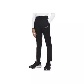 Nike Спортивные трикотажные штаны с цветным логотипом и блоками, детские штаны, черные CU9305-010 S