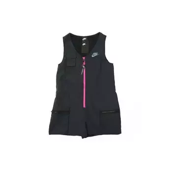 Nike Спортивный комбинезон без рукавов Женские комбинезоны Черный CJ2292-010 S