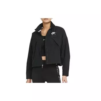 Nike Спортивный воротник короткая тканая куртка женская куртка черная CZ9346-010 M