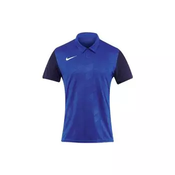 Nike Sports Casual Football Дышащая рубашка поло с короткими рукавами Мужские топы Синий BV6725-463 M