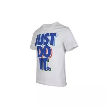 Nike Sports Running Training Фитнес Дышащая футболка с короткими рукавами Мужские топы Белые CK2784-100 L