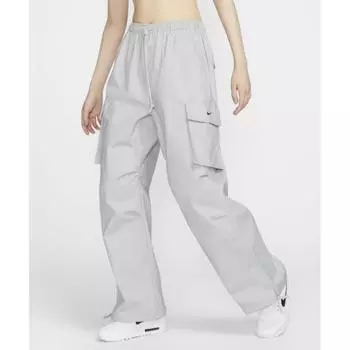 Nike Брюки-карго SportsWear средней посадки, светло-дымчатые, серые, черные Fv7521 077 S