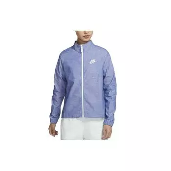 Nike Sportswear Повседневная тканая куртка с воротником-стойкой Женские куртки Лаванда DM1185-411 XL
