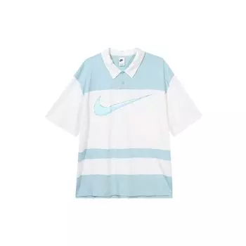 Nike Sportswear Ретро-американский воротник контрастная футболка с короткими рукавами Мужские топы Summit-Белый FN3694-124 XL