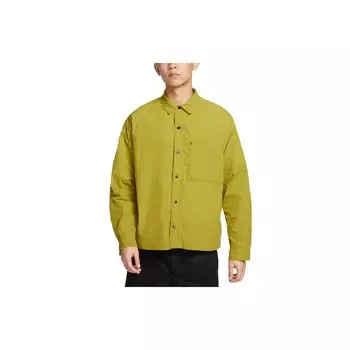 Nike Sportswear Tech Pack однотонная куртка-поло с длинным рукавом, мужские куртки цвета мох и зеленый DX0206 M