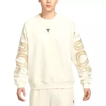 Nike SS25 Year Of The Mamba Kobe Collection Limited Edition Модная универсальная удобная толстовка с круглым вырезом Мужская толстовка Белая HQ4698-133 XXL