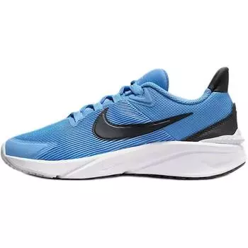 Nike Star Runner 4 Blue Beyond Blue Tint Белый Антрацит (GS) Детские кроссовки DX7615-408 35.5