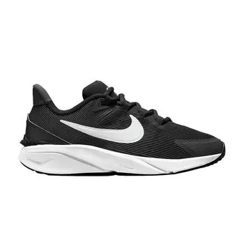 Nike Star Runner 4 GS Черно-белые детские кроссовки антрацит DX7615-001 38