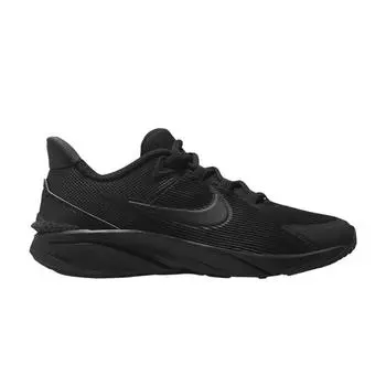 Детские кроссовки Nike Star Runner 4 GS Triple Black антрацит DX7615-002 36