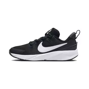 Nike Star Runner 4 PS Черно-белые детские кроссовки антрацит DX7614-001 29.5