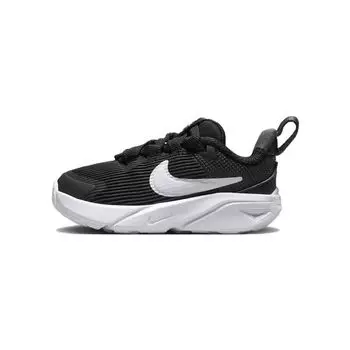 Nike Star Runner 4 TD Черно-белые детские кроссовки антрацит DX7616-001 27