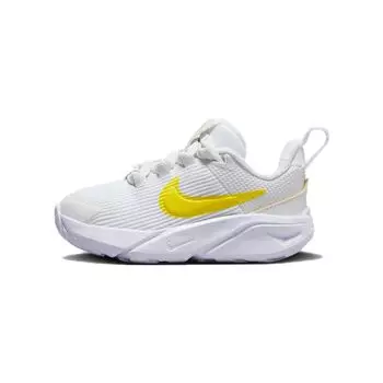 Nike Star Runner 4 TD Summit White Opti Yellow Детские кроссовки Vivid-Sulfur DX7616-101 25