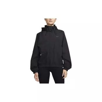 Nike Storm Fit Swift однотонная повседневная куртка на молнии с капюшоном женские куртки черные FB7493-010 L