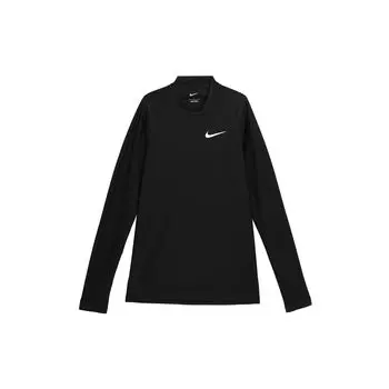 Nike Swim Solid Удобный повседневный свитер с длинным рукавом для серфинга Мужская рубашка черный FZ6241-010 S