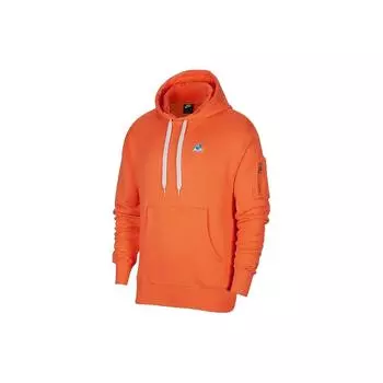 Nike Свитшот с капюшоном и заниженной линией плеч, длинный рукав, унисекс, оранжевый DA8738-842 M