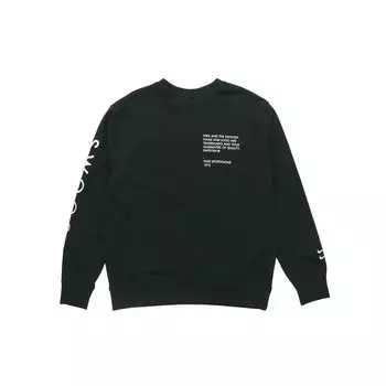 Nike Swoosh Logo Sport Casual Sweatshirt Мужская толстовка черная CU4035-010 S