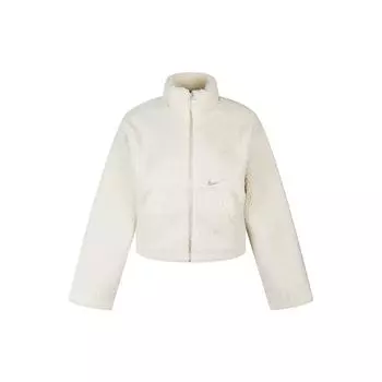 Nike Swoosh Sherpa теплая ветрозащитная куртка женская куртка белая CU6640-238 L