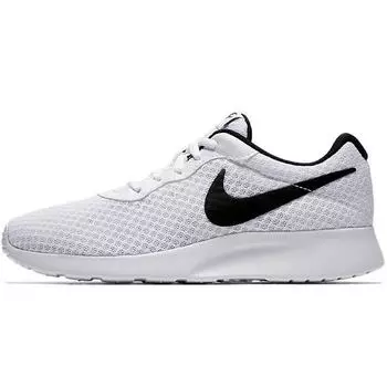 Nike Tanjun Белые черные женские кроссовки 812655-100