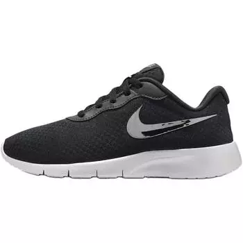 Nike Tanjun SE EasyOn Black Smoke Grey Photon Dust Metallic Silver (GS) Детские кроссовки FZ1017-001 37.5