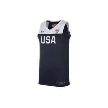 Nike Баскетбольная майка Dream Team США, мужская, темно-синяя, CJ6872-451 S
