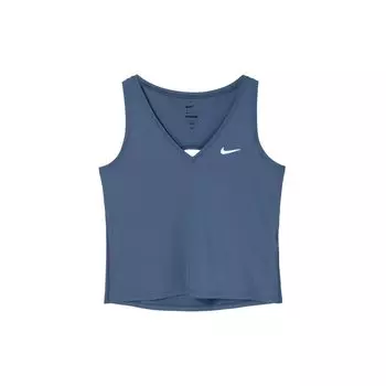 Nike Теннисная майка Court Victory Solid Quick-Dry, женская, Finn-Blue CV4785-491 XL