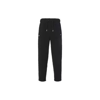 Nike Теплые длинные брюки с вышитым логотипом Therma-Fit, женские брюки, черные DQ6262-010 L
