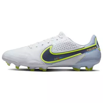 Nike Tiempo Legend 9 Elite FG Grey Blackened Blue Мужские кроссовки Football-Grey Light-Marine Rush-Orange CZ8482-054 40