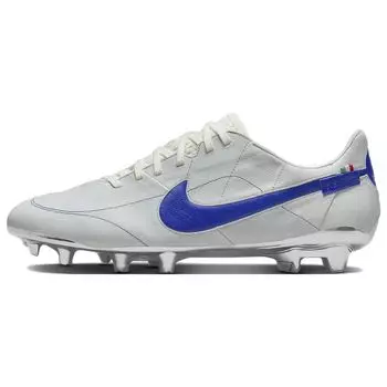 Nike Tiempo Legend 9 Elite FG Made in Italy белые мужские кроссовки Game Royal серебристо-металлик DQ7792-140 39