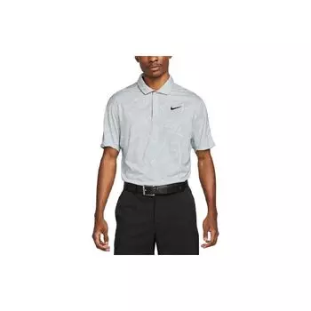 Nike Мужская рубашка поло с коротким рукавом и логотипом Tiger Woods All Over, светло-дымчато-серая DX6092-077 S