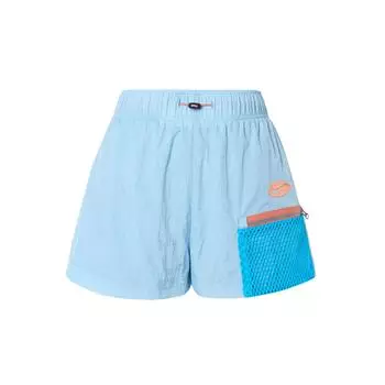 Nike Тканые сетчатые цветные карманы с карманами, дышащие спортивные шорты, женские шорты, синие DM6561-494 S