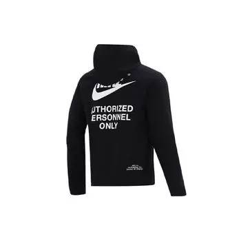 Nike Training Sports Logo Повседневная куртка с капюшоном для мужчин Верхняя одежда черного цвета DM6549-010 L