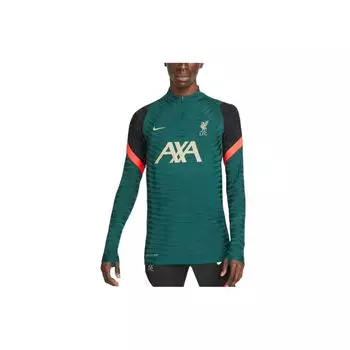 Nike Тренировочная футбольная майка с длинным рукавом AU Player Edition 21-22 сезона Liverpool мужская майка Jade-Green DB0195-376 M