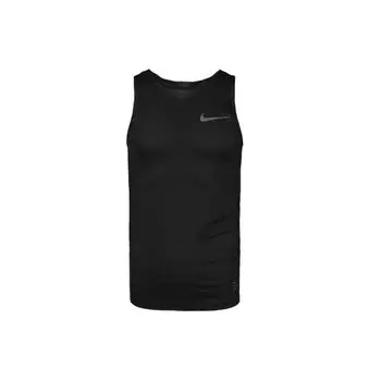 Nike Тренировочная майка Dri-Fit, мужские топы, черный цвет AO1796-010 S